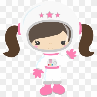 Clipart Girl Astronaut - Niña Astronauta, HD Png Download