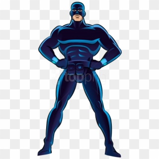 Download Blue Superhero Clipart Png Photo - Transparent Super Hero Png, Png Download