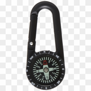 Carabiner Clip With Compass - Moschettone Con Bussola, HD Png Download