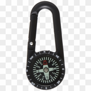 Carabiner Clip With Compass - Moschettone Con Bussola, HD Png Download ...