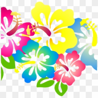 Hawaiian Flower Clipart Hibiscus Flower Clip Art Hibiscus4 - Hawaii Theme Clip Art, HD Png Download