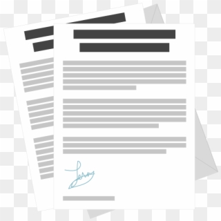 Contract Black And White Library Reflection - Illustration, HD Png Download