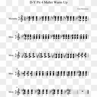 D-y Pit 4 Mallet Warm Up Sheet Music Composed By Cam - Faith Efy Lds Ukulele Chords Easy, HD Png Download