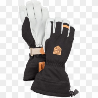 Army Leather Patrol Gauntlet Black - Hestra, HD Png Download