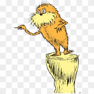 Clipart Resolution 1114*1393 - Lorax On A Stump, HD Png Download