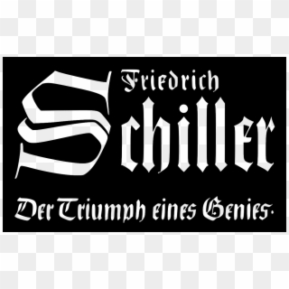 Friedrich Schiller Der Triumph Eines Genies Logo - Calligraphy, HD Png Download