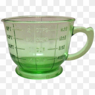 Vintage Two Cup Green Measuring & Mixing Cup Very Good - Cup, HD Png Download