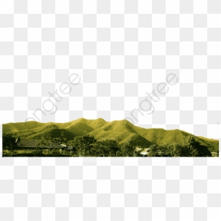 Green Mountain Scenery Hill Image And Category - Hill, HD Png Download