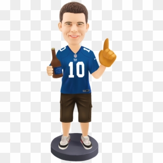 Customized Bobble Head New York Giants Fan - Sports Bobble Head Png, Transparent Png