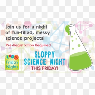 Fridayevent Sloppysciencenight Tvgraphic-01 - Linx Camps, HD Png Download