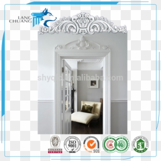 Door Frame Decorative Component Pu Foam Material Corner - Columnas Romanas En Yeso, HD Png Download