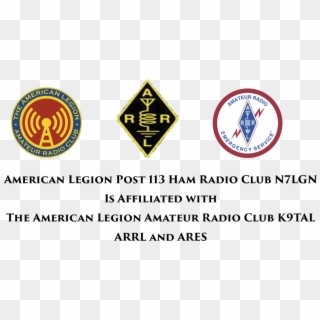 American Legion Post 113 Amateur Radio Club Serving - American Radio Relay League, HD Png Download