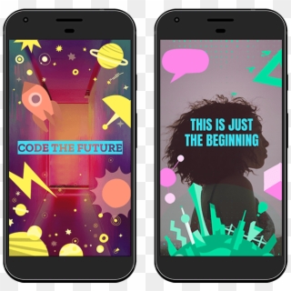 Snapchat And Google Team Up To Sponsor Geofilter Coding - Made With Code Geofilter, HD Png Download