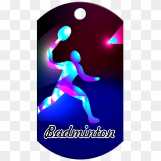 Badminton Dog Tagv4, HD Png Download