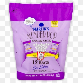 Martin's Slender Pop Sea Salted Popcorn Sack - Rice, HD Png Download