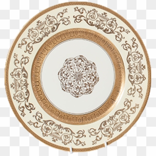 Gold Filigree Dinner Plates - North Pole Special Delivery, HD Png Download