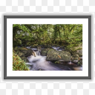 28 X 20 Image Of A Stone Bridge And A Fast Flowing - Picture Frame, HD Png Download