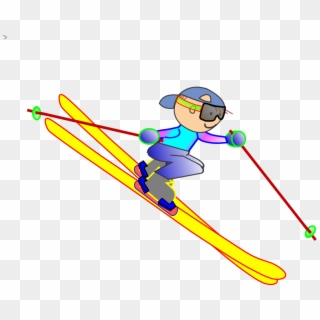 Ski Clipart Slalom Skiing, HD Png Download