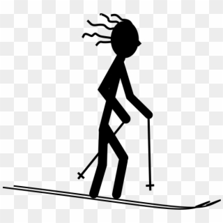 Skier Png Images 600 X - Skier Silhouette, Transparent Png