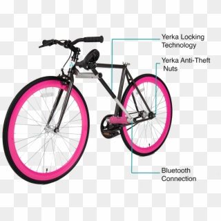 Yerka Bicicleta , Png Download - Bicicleta Con Ruedas De Colores, Transparent Png