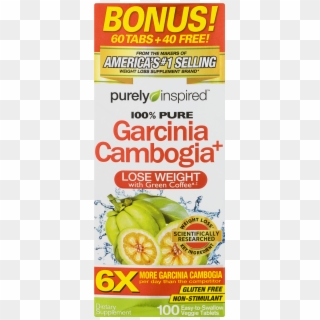 Purely Inspired Garcinia Cambogia Non Stimulant Diet - Natural Foods, HD Png Download