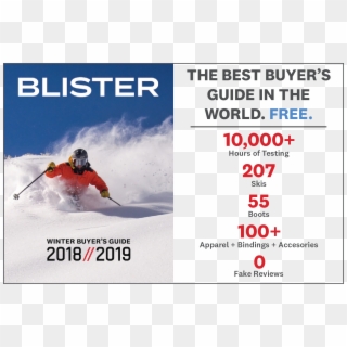 18/19 Winter Buyer's Guide - Skier Turns, HD Png Download