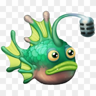 Angler Baby With Attached Microphone - My Singing Monsters Fish, HD Png Download
