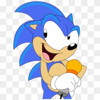 Sonic With A Microphone, HD Png Download