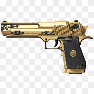 Pistola De Ouro Png - Arma De Ouro Png, Transparent Png