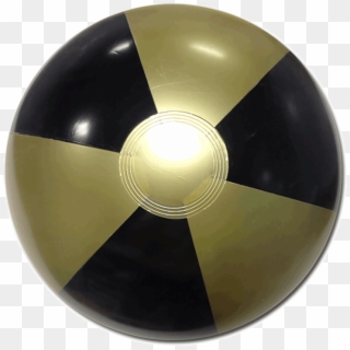 Black And Gold Beach Balls, HD Png Download