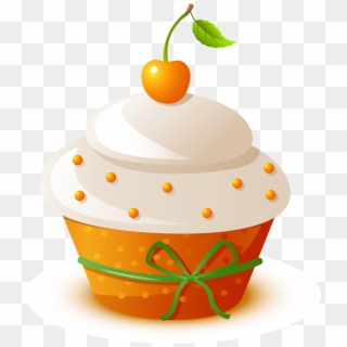 Birthday Tart Fruitcake Vector - Клипарт День Рождения, HD Png Download
