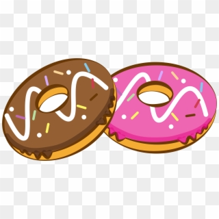 Donut Bread Hand Drawn Cartoon Png And Vector Image, Transparent Png