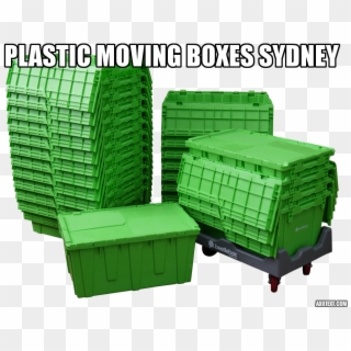 Moving Crates, Moving Boxes, Packing Boxes, Storage - Green Moving Boxes, HD Png Download