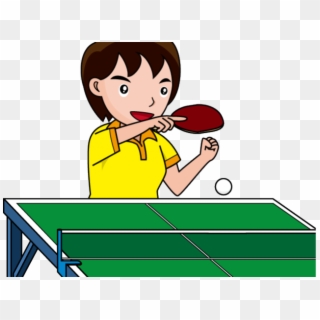 Ping Pong Clipart Table Tennis Player - Ping Pong, HD Png Download