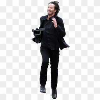 Personkeanu Reeves Running - Keanu Reeves Transparent Background, HD Png Download