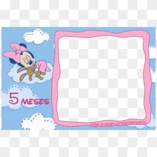 Minnie-05meses - Minnie Mouse Bebe, HD Png Download