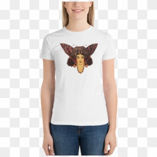 Bowery Butterfly Tattoo Club Short Sleeve Women's T-shirt - Chanel T Shirt Women's, HD Png Download