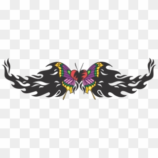 Home > Printed Decals > Tribal Butterfly Tattoo > Tribal - Tattoos Colored Png, Transparent Png