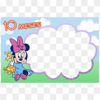 Minnie-10meses - 10 Meses Minnie, HD Png Download