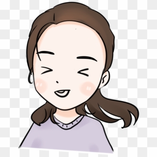 Girl Cute Avatar Vector Png And Psd - Ảnh Đại Diện Face, Transparent Png
