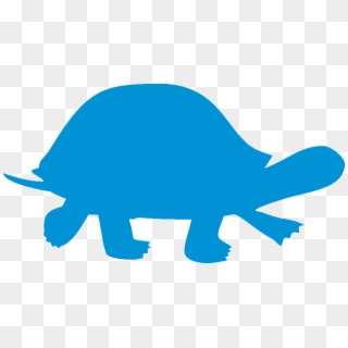 Turtle Dove Silhouette At Getdrawings - Blue Turtle Silhouette, HD Png Download