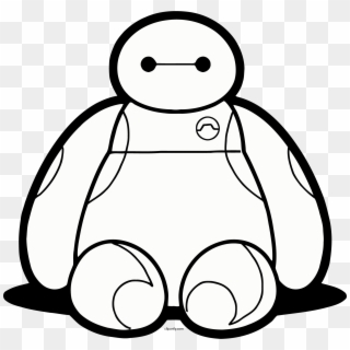 Baymax Staying Front View Png Clipart - Dibujos De Grandes Heroes, Transparent Png