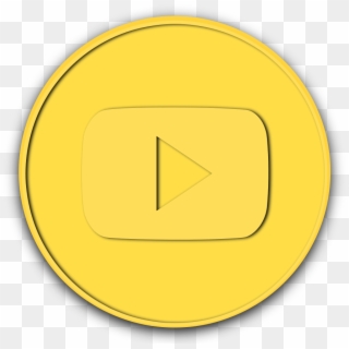 Youtube Icon Free To Use - Circle, HD Png Download