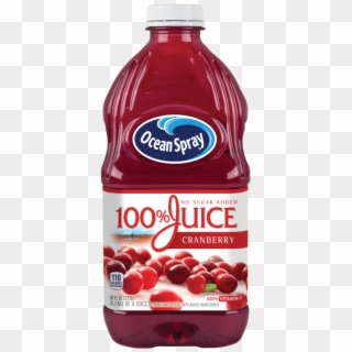 Ocean Spray 100 Cranberry Juice, HD Png Download