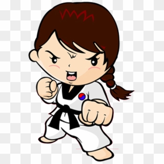 Taekwondo Open Day - Taekwondo Girl Clip Art, HD Png Download