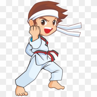 Royalty Free Download Techniques Sport Child Transprent - Taekwondo Cartoon Png, Transparent Png