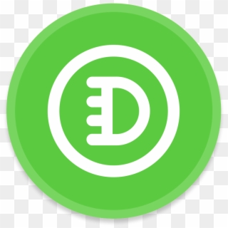 Dogecoin Icon - Travel Icon Png Round, Transparent Png