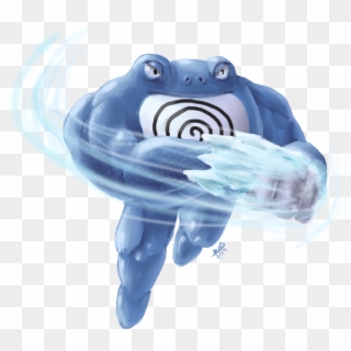 #062 Poliwrath Used Circle Throw And Ice Punch - Ice Punch, HD Png Download