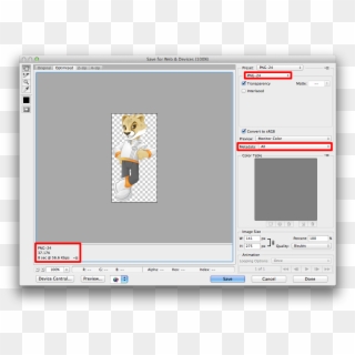 How To Save Image As Png In Photoshop - Web Optimized Transparent Png, Png Download
