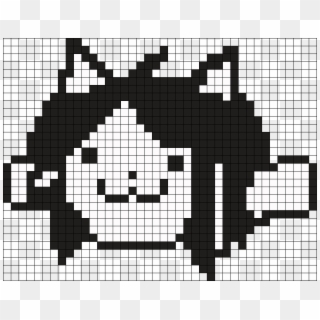 Hoi Its Temmie Perler Bead Pattern / Bead Sprite - Underfell Temmie Png, Transparent Png
